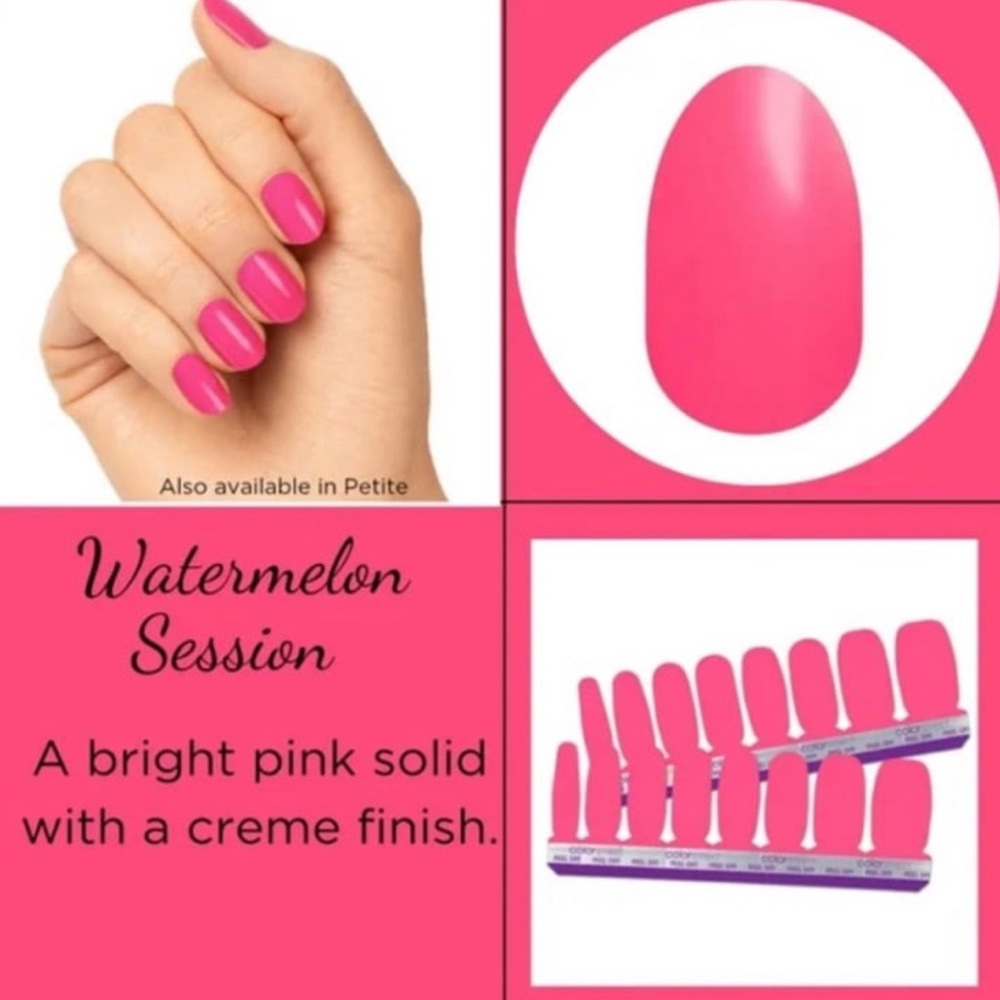 Color Street Nail Polish Strips Watermelon Seasion. New in package.